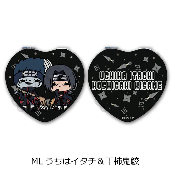 『NARUTO-ナルト-』コンパクトミラー(ハート) ML うちはイタチ&干柿鬼鮫